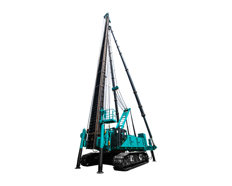 SWCH680S-150M na may hydraulic hammer pile drilling Skid Steer Loader Pile driver